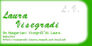 laura visegradi business card